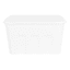 White Storage Tote, 52l