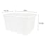 White Storage Tote, 52l