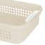 2-Pack White Swan Stackable Storage Basket, Large