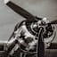 Framed Black Airplane Canvas Wall Art, 36x24