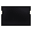 Framed Black Airplane Canvas Wall Art, 36x24