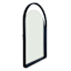 Crosby St. Black Wood Arch Wall Mirror, 22x34