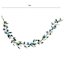 Honeybloom Cream, Purple & Green Floral Egg Garland, 72"