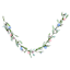 Providence Pink, Blue, White & Teal Floral Egg Garland, 72"