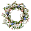 Providence Pink, Blue, White & Teal Floral Egg Wreath, 22"