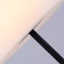 Black Indoor & Outdoor Floor Lamp with White Shade, 57"