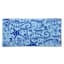 Blue Seahorse Jacquard Velour Beach Towel, 34x64