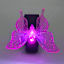 Light Purple Butterfly Outdoor Solar Clip