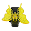 Light Yellow Butterfly Outdoor Solar Clip