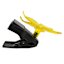 Light Yellow Butterfly Outdoor Solar Clip