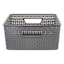 Dark Grey Crossover Weave Storage Basket, Medium