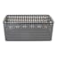 Dark Grey Crossover Weave Storage Basket, Medium