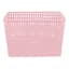 Light Pink Crossover Weave Storage Basket, Large