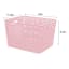 Light Pink Crossover Weave Storage Basket, Large
