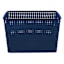 Navy Blue Crossover Weave Storage Basket, Large