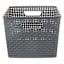 Dark Grey Crossover Weave Storage Basket, Large