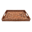 Brown Rectangle Rattan Tray, 17x12