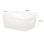 Clear Crossover Weave Storage Basket, Small