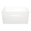Clear Crossover Weave Storage Basket, Medium