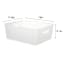 Clear Crossover Weave Storage Basket, Medium
