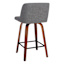 Crosby St. Toriano Upholstered Counter Stool, 26"