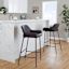 Honeybloom Destin Barstool, Dark Brown