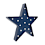 Homespun Patriotic LED Blue Star, 15"