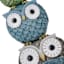 Stacked Owl Outdoor Garden Statue, 13"