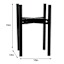 Adjustable Black Plant Stand, 16"