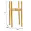 Adjustable Wooden Plant Stand, 16"