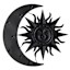 Sun Face & Moon Metal Outdoor Wall Decor, 24"