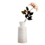 White Ceramic Tribal Vase, 12.5"