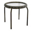 Providence Fairview Wicker Patio Side Table, Brown
