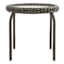 Providence Fairview Wicker Patio Side Table, Brown