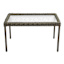 Providence Fairview Wicker Patio Coffee Table, Brown