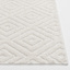 (D456) Ronin Ivory Tufted Non-Slip Area Rug, 5x7