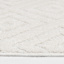 (D456) Ronin Ivory Tufted Non-Slip Area Rug, 5x7