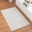 (D456) Ronin Ivory Tufted Non-Slip Area Rug, 3x5
