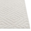 (D456) Ronin Ivory Tufted Non-Slip Runner, 2x7