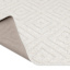 (D456) Ronin Ivory Tufted Non-Slip Runner, 2x7