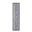 Welcome Galvanized Metal Outdoor Wall Decor, 48"