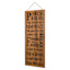 Wooden Porch Rules Outdoor Wall Decor, 48"