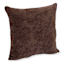 Reese Chocolate Chenille Throw Pillow, 18"