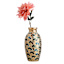 Tracey Boyd Green Fan Mosaic Vase, 12"