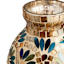 Tracey Boyd Green Fan Mosaic Vase, 12"