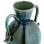Tracey Boyd Green Porcelain Vase with Handles, 13"