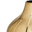 Providence Gold Metal Decorative Vase, 16"