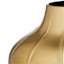 Providence Gold Metal Vase, 12"