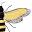 Honeybloom Metal Bumblebee Outdoor Wall Decor, 18"