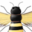 Honeybloom Metal Bumblebee Outdoor Wall Decor, 18"
